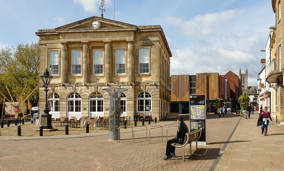 The Andover town hall, where Test Valley Digital are based and help small local businesses with their websites.