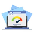 Illustration of Google PageSpeed Insights in action, showcasing website performance metrics. Optimise your site's speed to improve user experience, climb the SEO rankings, and increase customer conversions.