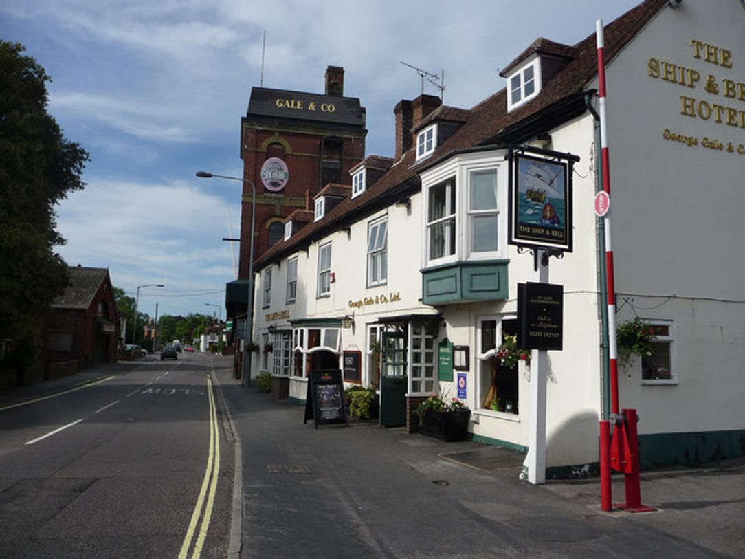 A picture of the Ship and Bell in Horndean, where Test Valley Digital help local businesses with websites.