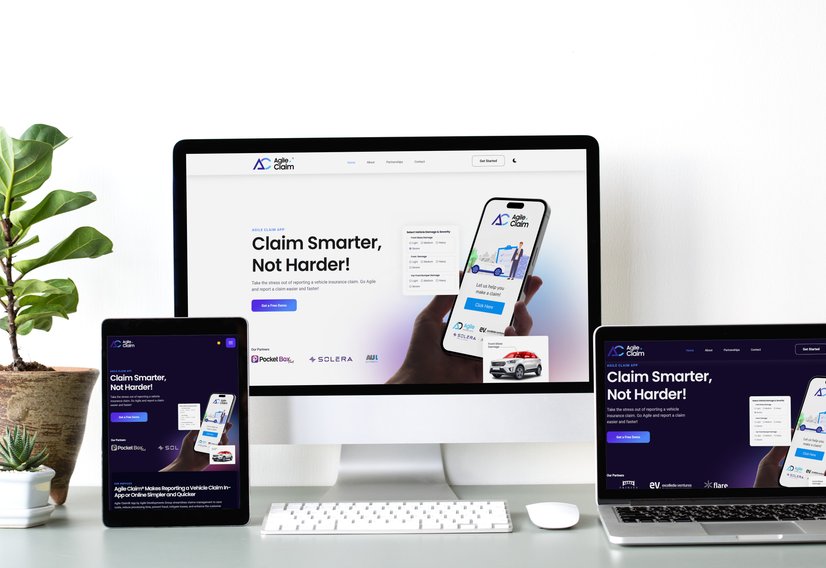 Agile Claim App's website
